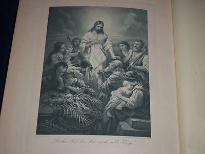 1902 ICH BIN BEI EUCH ALLE TAGE GERMAN BOOK - GREAT ENGRAVINGS - KD 1515