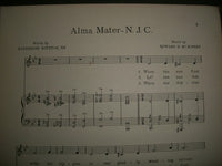 1924 SONGS OF NEW JERSEY COLLEGE BOOK - 2ND EDITION - MCKINNEY - KD 1870G