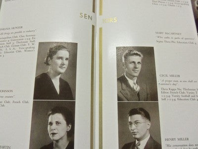 1936 THIEL COLLEGE YEARBOOK - THE ENDYMION - GREENVILLE PENNSYLVANIA - YB 610