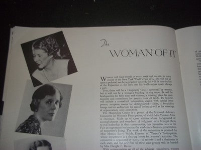 1937 DECEMBER NEW YORK WORLD'S FAIR BULLETIN BOOK INTERNATIONAL NUMBER -II 2335