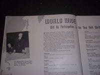 1937 DECEMBER NEW YORK WORLD'S FAIR BULLETIN BOOK INTERNATIONAL NUMBER -II 2335