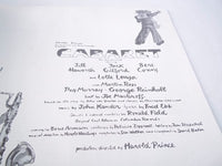 1968 CABARET PROGRAM STARRING JILL HAWORTH & JACK GILFORD LOTTE LENYA - II 1505