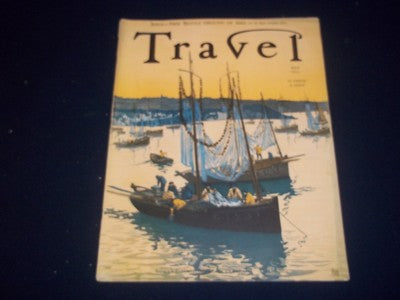 1933 MAY TRAVEL MAGAZINE - SARDINE FISHERS IN BRITTANY - II 1927