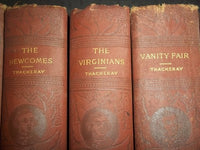 1840'S-1860'S NOVEL BY WILLIAM MAKEPEACE THACKERAY BOUND VOLUME LOT OF 8- KD 928