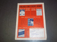 1939 SING SESSION MAGAZINE VOLUME 1 NO. 1 - II 2378