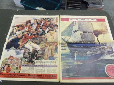 1936 JULY 19 NEW YORK KNICKERBOCKER PRESS NEWSPAPER - GREAT COLOR - NP 1323