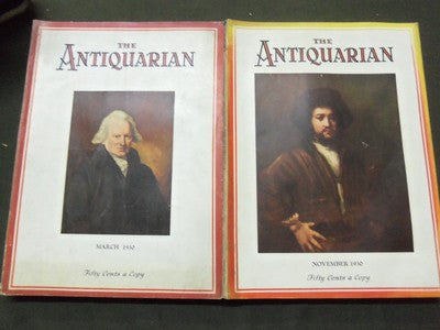 1929-1931 THE ANTIQUARIAN MAGAZINE LOT OF 8 DIFFERENT ISSUES - O 1809