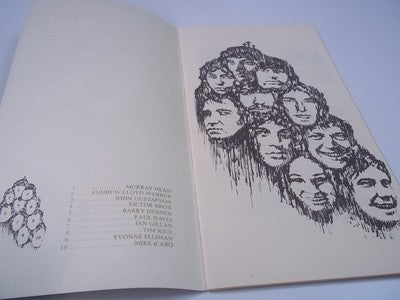 1970 JESUS CHRIST SUPERSTAR PROGRAM STARRING IAN GILLIAN YVONNE ELLIMAN- II 1523