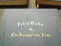 1876 FELIX DAHN EIN KAMPF UM ROM BOOK LOT OF 3 DIFFERENT - GERMAN - O 1903