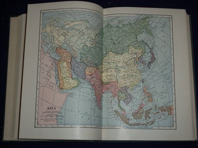 1919 NEW INTERNATIONAL YEAR BOOK COMPENDIUM WORLD'S PROGRESS BOOK MAPS - KD 1053