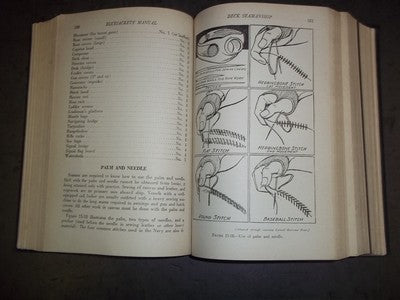 1943 THE UNITED STATES NAVY BLUEJACKETS' MANUAL 11TH EDITION - KD 929