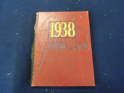 1938 UNION COLLEGE YEARBOOK - GOLDEN CORDS - LINCOLN NEBRASKA - YB 194