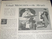 1928 JANUARY-DECEMBER THE MUSICIAN BOUND VOL NO. 33 - YEHUDI MENUHIN - KD 1765