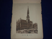 EARLY 1900'S BRUXELLES SOFTCOVER PHOTO ALBUM - BELGIUM SIGHTS - J 5536