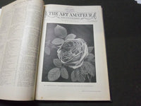 1895-1896 ART AMATEUR MAGAZINE BOUND VOLUME - GREAT ILLUSTRATIONS - KD 3050