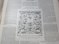 1894-1895 ART AMATEUR MAGAZINE BOUND VOLUME - GREAT ILLUSTRATIONS - KD 3045