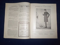 1912-1914 IL SARTO ITALIAN MAGAZINE LOT OF 30-1915 TESTIMONIALS MAGAZINE- O 1851