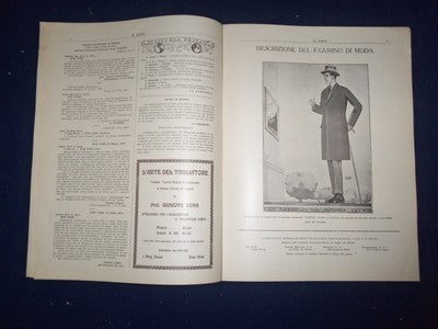 1912-1914 IL SARTO ITALIAN MAGAZINE LOT OF 30-1915 TESTIMONIALS MAGAZINE- O 1851