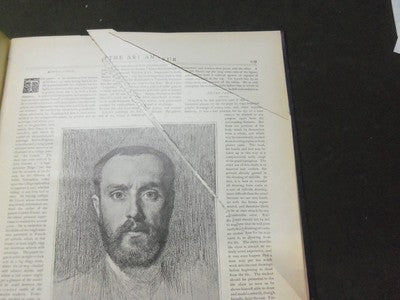 1894-1895 ART AMATEUR MAGAZINE BOUND VOLUME - GREAT ILLUSTRATIONS - KD 3045
