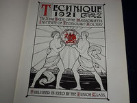 1921 TECHNIQUE MASSACHUSETTS INSTITUTE TECHNOLOGY YEARBOOK - CAMBRIDGE - YB 367