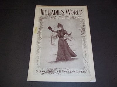 1899 JANUARY THE LADIES' WORLD MAGAZINE - GREAT PHOTOS AND ADS - SP 3041