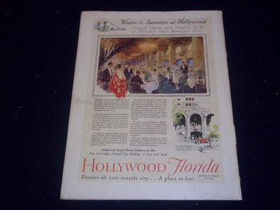 1927 JANUARY TRAVEL MAGAZINE - PICTURESQUE STREET IN OLD BREMEN - II 1946
