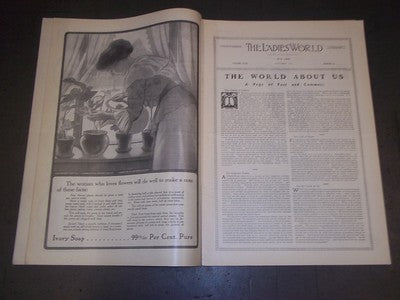 1911 NOVEMBER THE LADIES' WORLD MAGAZINE - GREAT PHOTOS AND ADS - SP 2986