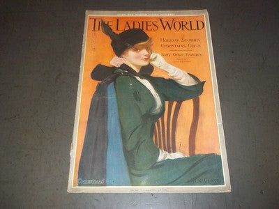 1914 DECEMBER THE LADIES' WORLD MAGAZINE - GREAT PHOTOS AND ADS - SP 3064