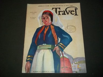1947 JANUARY THE TRAVEL MAGAZINE - A DAUGHTER OF CATTARO - II 2518