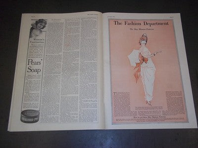 1914 AUGUST THE LADIES' WORLD MAGAZINE - GREAT PHOTOS AND ADS - SP 3066