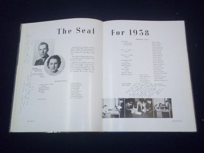 1938 TRENTON STATE TEACHERS COLLEGE YEARBOOK THE SEAL - YB 81