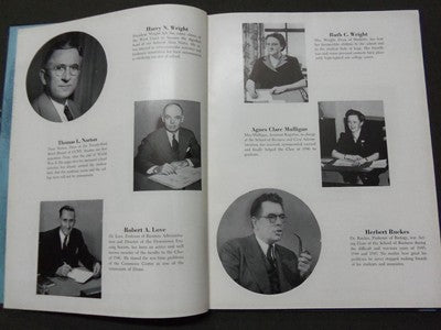 1946 CITY COLLEGE BUSINESS & CIVIC ADMIN SCHOOL YEARBOOK - NY - LEXICON - YB 330