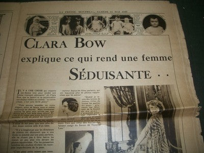 1930 MAY 10 LA PRESSE MAGAZINE ILLUSTRE' FRENCH NEWSPAPER COLOR COMICS - NP 1036
