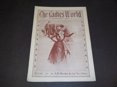 1898 SEPTEMBER THE LADIES' WORLD MAGAZINE - GREAT PHOTOS AND ADS - SP 3034