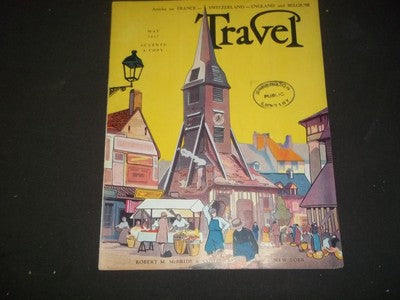1947 MAY THE TRAVEL MAGAZINE - IN A NORMANDY VILLAGE - II 2522