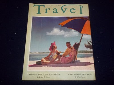 1940 JANUARY THE TRAVEL MAGAZINE - MIDWINTER ON EMERALD BEACH NASSAU - II 2479