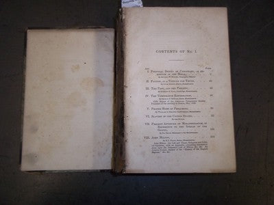 1833-1834 THE AMERICAN QUARTERLY OBSERVER MAGAZINE BOUND VOLUME NO. 1-3 - KD 848