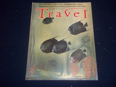 1937 NOVEMBER TRAVEL MAGAZINE - TROPICAL FISH - II 1884