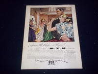 1940 APRIL THE TRAVEL MAGAZINE - NEW YORK CITY FROM AMERICAN AIRLINER - II 2482