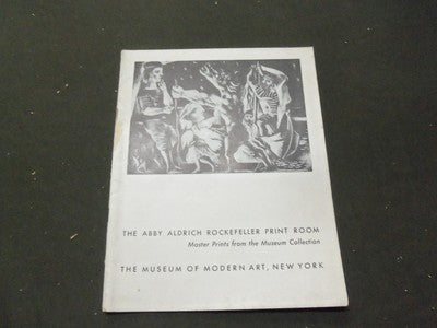 1949 THE ABBY ALDRICH ROCKEFELLER PRINT ROOM BOOKLET - NEW YORK - II 7357