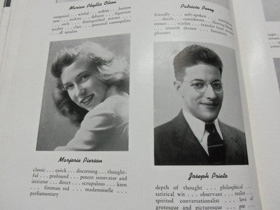 1945 UPSALA COLLEGE YEARBOOK - THE UPSALITE - EAST ORANGE NEW JERSEY - YB 607
