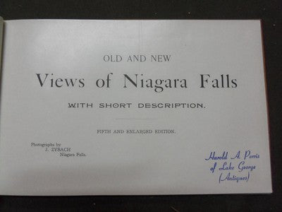 1900 OLD & NEW VIEWS OF NIAGRA FALLS BOOK 5TH EDITION - GREAT PHOTOS - J 5201
