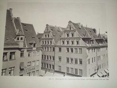 1906 ALT-NURNBERGS PROFANARCHITEKTUR LOT OF 112 PLATES - GERMAN - O 2081