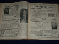 1913 JANUARY-DECEMBER THE MUSICIAN BOUND VOL NO. 18 - GREAT PHOTOS/ADS - KD 1741