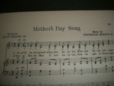 1924 SONGS OF NEW JERSEY COLLEGE BOOK - 2ND EDITION - MCKINNEY - KD 1870G