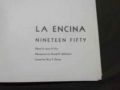 1950 LA ENCINA OCCIDENTAL COLLEGE YEARBOOK - LOS ANGELES CALIFORNIA - YB 298