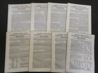 1839-1842 HAZARD'S U.S. COMMERCIAL & STATISTICAL REGISTER MAG LOT OF 28 - O 2045