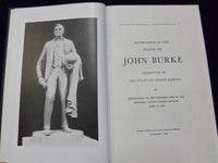 1963 STATUE OF JOHN BURKE PRESENTED IN THE ROTUNDA U.S. CAPITOL BOOK - KD 727P