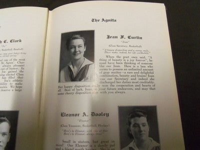 1934 SAINT AGNES HIGH SCHOOL YEARBOOK - THE AGNITA - WEST CHESTER PA - YB 632