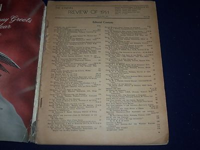 1951 + 1957 THE CINEMA PREVIEW MAGAZINE PUB. IN LONDON - GREAT PHOTOS - II 9817